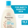 Picture of Aveeno Baby Sensitive Skin Bubble Bath with Oat Extract, Gently Cleanses and Leaves Skin Feeling Hydrated, Tear-Free Formula, Hypoallergenic, Paraben-, Phthalate-, Soap- & Dye-Free, 19.2 fl. Oz