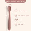 Picture of Silicone Baby Feeding Spoons, Training Spoon Self-feeding, First Stage Infant Soft-Tip Easy on Gums, Utensils Supplies, Dishwasher & Boil-proof, 6 Pack
