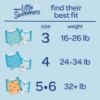 Picture of Huggies Little Swimmers Disposable Swim Diapers, Size 3 (16-26 lbs), 20 Ct