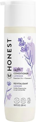 Picture of The Honest Company Silicone-Free Conditioner | Gentle for Baby | Naturally Derived, Tear-free, Hypoallergenic | Lavender Calm, 10 fl oz