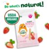 Picture of Little Bellies Organic Strawberry Pick-Me Sticks Baby Snack (Pack of 5 x 0.56 oz Individual Packs)