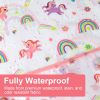 Picture of Accmor 4 Pack Long Sleeve Baby Bibs, Waterproof Sleeved Bib, Toddler Soft Bib for 24-36 Months