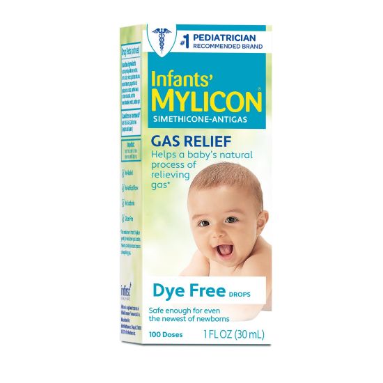 Picture of MYLICON Infants Gas Relief Drops for Infants and Babies, Dye Free Formula, 1 Fluid Ounce