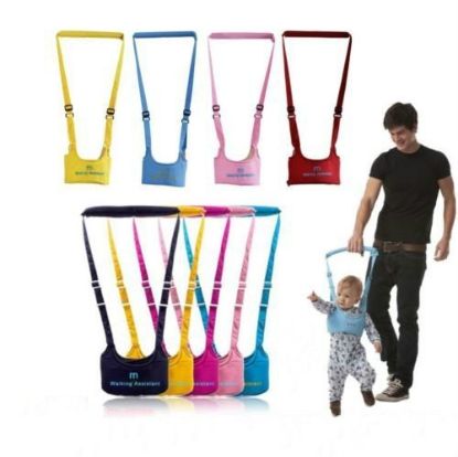 Picture of Happy-hongtai Babywalker Baby Toddler Walking Assistant Protective Belt Carry Trooper Walking Harness Learning Assistant Learning Walk Safety Reins Harness Walker Wings(red)