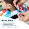 Picture of Tiny Twinkle Mess Proof Baby Bib - Waterproof & Lightweight Baby-Led Weaning Apron | 100% Recycled Polyester, Easy Clean & Machine Washable (Unicorn Confetti, Small 6-24 Months)