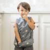Picture of Tiny Twinkle Mess Proof Baby Bib - Waterproof & Lightweight Baby-Led Weaning Apron | 100% Recycled Polyester, Easy Clean & Machine Washable (Space, Small 6-24 Months)
