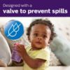 Picture of Philips AVENT My Easy Sippy Cup with Soft Spout and Spill-Proof Design, Pink/Purple, 9oz, SCF553/23 (Pack of 2)