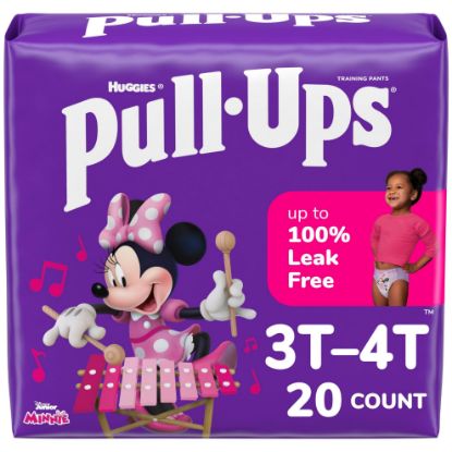 Picture of Pull-Ups Girls' Potty Training Pants, Size 3T-4T Training Underwear (32-40 lbs), 20 Count