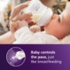 Picture of Philips Avent Natural Baby Bottle with Natural Response Nipple (Slow Flow, Flow 2), SCY900/91