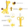 Picture of Haili XMGQ Baby Teething Toys, Silicone Baby Teether Freezer BPA Free, Soothe Babies Teething Relief Sore Gums, Banana Finger Toothbrush, Fruit Shape Giraffe Teether Set for Infant Boys and Girls