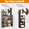 Picture of Ougourim Furniture Anchors (10 Packs) Anti Tip Furniture Anchors for Baby Proofing, Furniture Wall Anchor Earthquake Straps for Furniture Dresser Wall Safety Anchor Furniture Fasteners to Wall, Black
