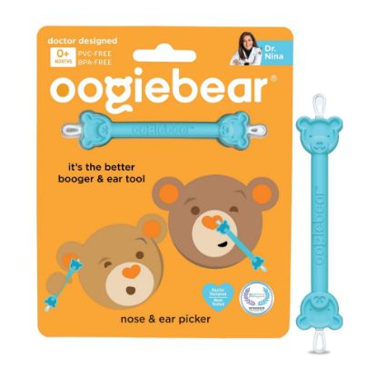 Picture of oogiebear Baby Nose Cleaner & Ear Wax Removal Tool - Safe Booger & Earwax Removal for Newborns, Infants, Toddlers - Dual-Ended - Essential Baby Stuff