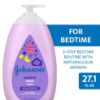 Picture of Johnson's Moisturizing Bedtime Baby Lotion with Coconut Oil & NaturalCalm Aromas to Help Relax Baby, Hypoallergenic & Free of Parabens, Phthalates & Dyes, Mild Baby Skin Care, 27.1 fl. oz