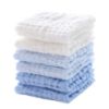 Picture of MUKIN Baby Washcloths - Soft Face Cloths for Newborn, Absorbent Bath Wipes, Burp Cloths or Towels, Baby Registry as Shower. Pack of 6-12x12 inches (Blue)