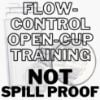 Picture of Reflo Smart Cup (Blue 1-Pack) Open Training Cup, Toddler Cup, No Suction 6oz, 360 Control-Flow, USA MADE Premium High-Impact Plastic