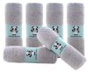 Picture of HIPHOP PANDA Baby Washcloths, Rayon Made from Bamboo - 2 Layer Ultra Soft Absorbent Newborn Bath Face Towel - Reusable Baby Wipes for Delicate Skin - Grey, 6 Pack