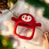 Picture of Smily Mia Smily Mia Penguin Teethers, Silicone TeethingToys for Babies 0-6Months, Baby Teethers for 3-6Months, Hand Teether for Infants, Pacifiers for New Born,Red