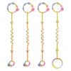 Picture of RTMOK Toy Straps for Baby,Silicone Setpacifier Clip,Applies to Car Seat Toy,Teether Toy,High Chair,Stroller Accessories,Baby Toy Clips,Cribs,Rocking Chair