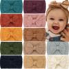 Picture of CÉLLOT Super Stretchy Soft Knot Headbands with Hair Bows Head Wrap Hair Accessories For Newborn Baby Girls Infant Toddlers Kids