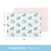 Picture of TILLYOU Toddler Pillowcase 2 Pack with Envelope Closure,13" x 18" Silky Soft Microfiber Travel Kids Pillowcase for Boys and Girls, Lucky Pony&Light Pink