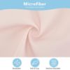Picture of TILLYOU Toddler Pillowcase 2 Pack with Envelope Closure,13" x 18" Silky Soft Microfiber Travel Kids Pillowcase for Boys and Girls, Lucky Pony&Light Pink