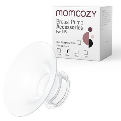 Picture of Momcozy Flange Insert 17mm Compatible with Momcozy M5. Original M5 Breast Pump Replacement Accessories, 1PC (17mm)