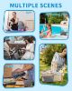 Picture of babygoal Wet Dry Bags for Baby Cloth Diapers, Washable Travel Bags, Beach, Pool, Gym Bag for Swimsuits & Wet Clothes with Two Zippered Pockets 2 Pack Small Size 2LNS01