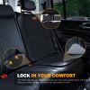 Picture of Siivton Car Seat Protector for Child Car Seat,Waterproof Car Seat Cover for Leather and Fabric Seats, 2 Mesh Pockets, Non-Slip Bottom,Thick Padding Cushion (Black)