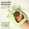 Picture of Momcozy Baby Teether Toys | Baby Teething Toys | Baby Teething Relief | Food Grade Silicone Teether Baby Toys | Baby Teether 0-6 Months | Teething Toy 6-12 Months | Baby Essential | Green