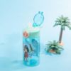 Picture of Zak Designs Disney Moana Sage Kids Water Bottle For School or Travel, 16oz Durable Plastic Water Bottle With Straw, Handle, and Leak-Proof, Pop-Up Spout Cover (Moana, Maui)