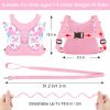Picture of Accmor Toddler Harness Leash, 3 in 1 Cute Butterfly Kids Leash + Anti Lost Wrist Link for Outdoor Travel, Adorable Child Walking Harness Wristband Assistant Strap Belt Protector for Baby Girls (Pink)