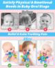 Picture of Baby Teething Toys for 0-6 6-12 Months Ages 0-2, Tummy Time Montessori Toys for Babies 0 3 6 9 12 18 Months, Newborn Infant Rattles Chew Sensory Toys, Baby Shower Gifts for Boys