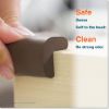Picture of Roving Cove HeftyFit Corner Protector for Baby (8 Large Corners), Heavy-Duty Soft Rubber Foam Furniture Corner Bumper Guards, 3M Adhesive Pre-Taped, Coffee Brown