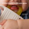 Picture of Frida Baby Teething Relief Not-Too-Cold-to-Hold Baby Teether BPA-Free Silicone Teething Toys