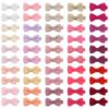 Picture of CELLOT Baby Girls Fully Lined Hair Bows Hair Pins, 2' Hair Bows, 50 Pieces/25 Pairs - Infants, Toddlers, Kids Hair Accessories in Pairs - Pink Bow Alligator Hair Clips