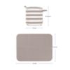 Picture of Ubbi On-The-Go Changing Baby Mat with Carrying Bag, Soft and Comfortable Diaper Bag Accessory Must Have for Newborns, Easy to Clean, Portable Changing Pad, Taupe