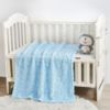 Picture of Sherpa Fleece Baby Blanket Heart Checkered Blanket, Ultra Soft Fluffy Premium Baby Blankets for Boys Girls, Cozy Infant Toddler Newborn Receiving Blankets for Crib Stroller 30”×40” (Blue)