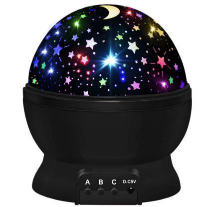 Picture of Night Light for Kids,Boys Toys for 3 4 5 6 7 8 Year Old Boys,Star Projector 360 Degree Rotation - 4 LED Bulbs 16 Light Color Changing with USB Cable,Lamp Ceiling Lights for Kids Bedroom