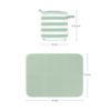 Picture of Ubbi On-The-Go Changing Baby Mat with Carrying Bag, Soft and Comfortable Diaper Bag Accessory Must Have for Newborns, Easy to Clean, Portable Changing Pad, Sage Green