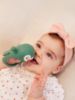 Picture of Smily Mia Penguin Buddy Never Drop Silicone Baby Teething Toy for 0-6month Infants, Baby Chew Toys for Teething Pain Relief, Hand Teether for 3-6Months,Gum Massager for Babies, Pine Green