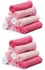 Picture of Spasilk Washcloth Wipes Set for Newborn Boys and Girls, Soft Terry Washcloth Set, Pack of 20, Pink
