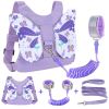 Picture of Accmor Toddler Harness Leash, 3 in 1 Cute Butterfly Kids Leash + Anti Lost Wrist Link for Outdoor Travel, Adorable Child Walking Harness Wristband Assistant Mini Strap Belt Protector for Baby Girls