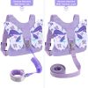 Picture of Accmor Toddler Harness Leash, 3 in 1 Cute Butterfly Kids Leash + Anti Lost Wrist Link for Outdoor Travel, Adorable Child Walking Harness Wristband Assistant Mini Strap Belt Protector for Baby Girls