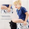Picture of 30 Pack Toilet Seat Covers Disposable, Large Waterproof Potty Covers for Toddlers, Kids, and Adults, Individually Wrapped for Travel, Toddler Potty Training for Public Restroom, Airplane, Trip