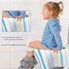 Picture of 30 Pack Toilet Seat Covers Disposable, Large Waterproof Potty Covers for Toddlers, Kids, and Adults, Toddler Potty Training for Public Restroom, Airplane, Trip, Individually Wrapped for Travel - Wave
