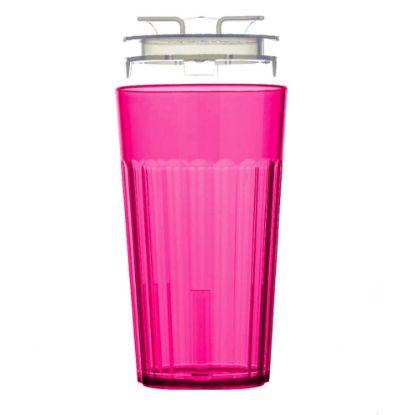 Picture of Reflo Smart Cup (Red 1-Pack) Open Training Cup, Toddler Cup, No Suction 6oz, 360 Control-Flow, USA MADE Premium High-Impact Plastic
