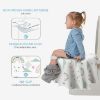 Picture of Blissful Diary 20 Pcs Toilet Seat Covers Disposable for Toddlers & Adults, Extra Large Waterproof, Portable Package for Travel, Kids Potty Training