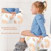Picture of 30 Pack Toilet Seat Covers Disposable, Individually Wrapped for Travel, Large Waterproof Potty Covers for Kids and Adults,Toddler Potty Training for Public Restroom, Airplane, Trip - Rainbow