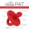 Picture of Ryan & Rose Cutie PAT Pacifier Teether (Slant, Red)