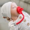 Picture of Ryan & Rose Cutie PAT Pacifier Teether (Slant, Red)